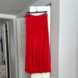 Elegant Red Women's ballroom dance Skirt size m